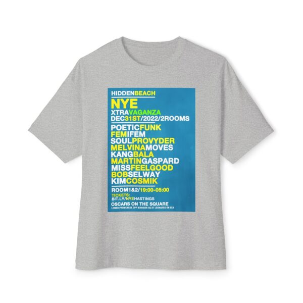 HiddenBeach NYE 2022 Tee – Oscars On The Square, St Leonards‑on‑Sea - Image 21