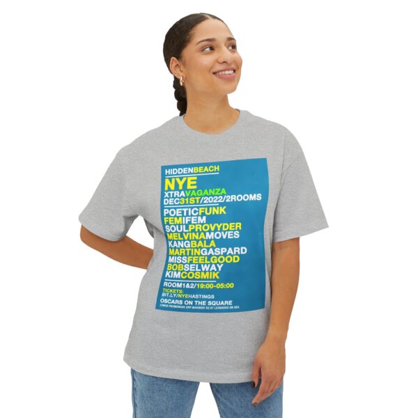 HiddenBeach NYE 2022 Tee – Oscars On The Square, St Leonards‑on‑Sea - Image 23