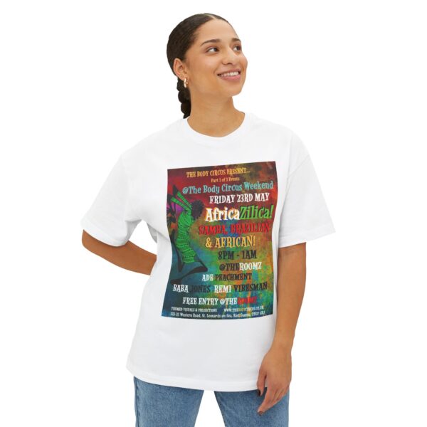 Body Circus Weekend: Afrikazilika Samba & African Music Tee - Image 3