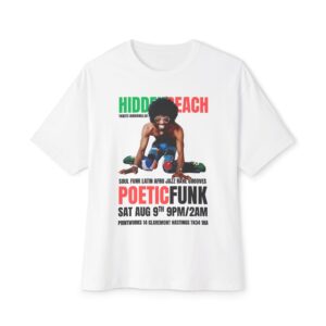 Poetic Funk Party Tee – HiddenBeach Festival 2025